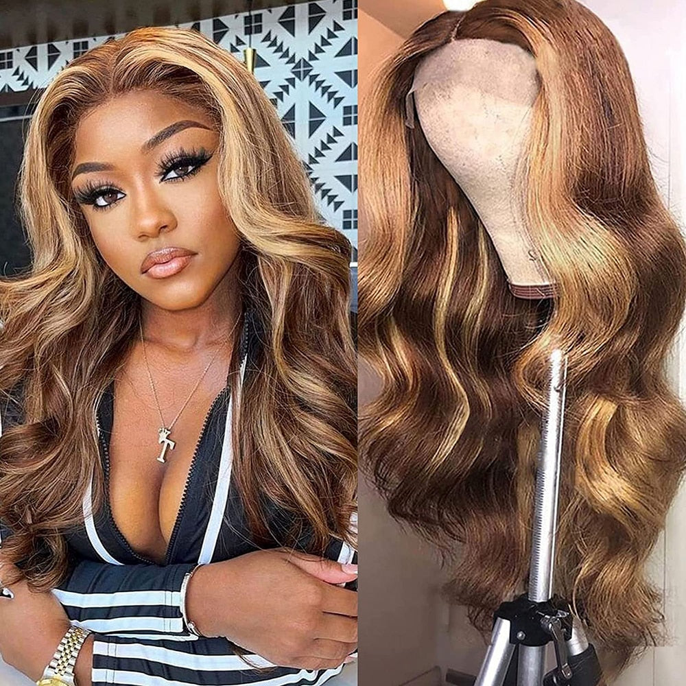 Body Wave Lace Front Wig 13x4 Lace Frontal Wig 30 Inch Human Hair Wigs